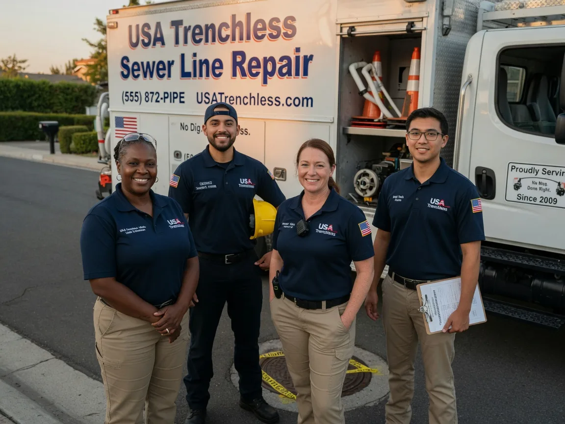 Sewer Line Repair company in Garciasville, TX